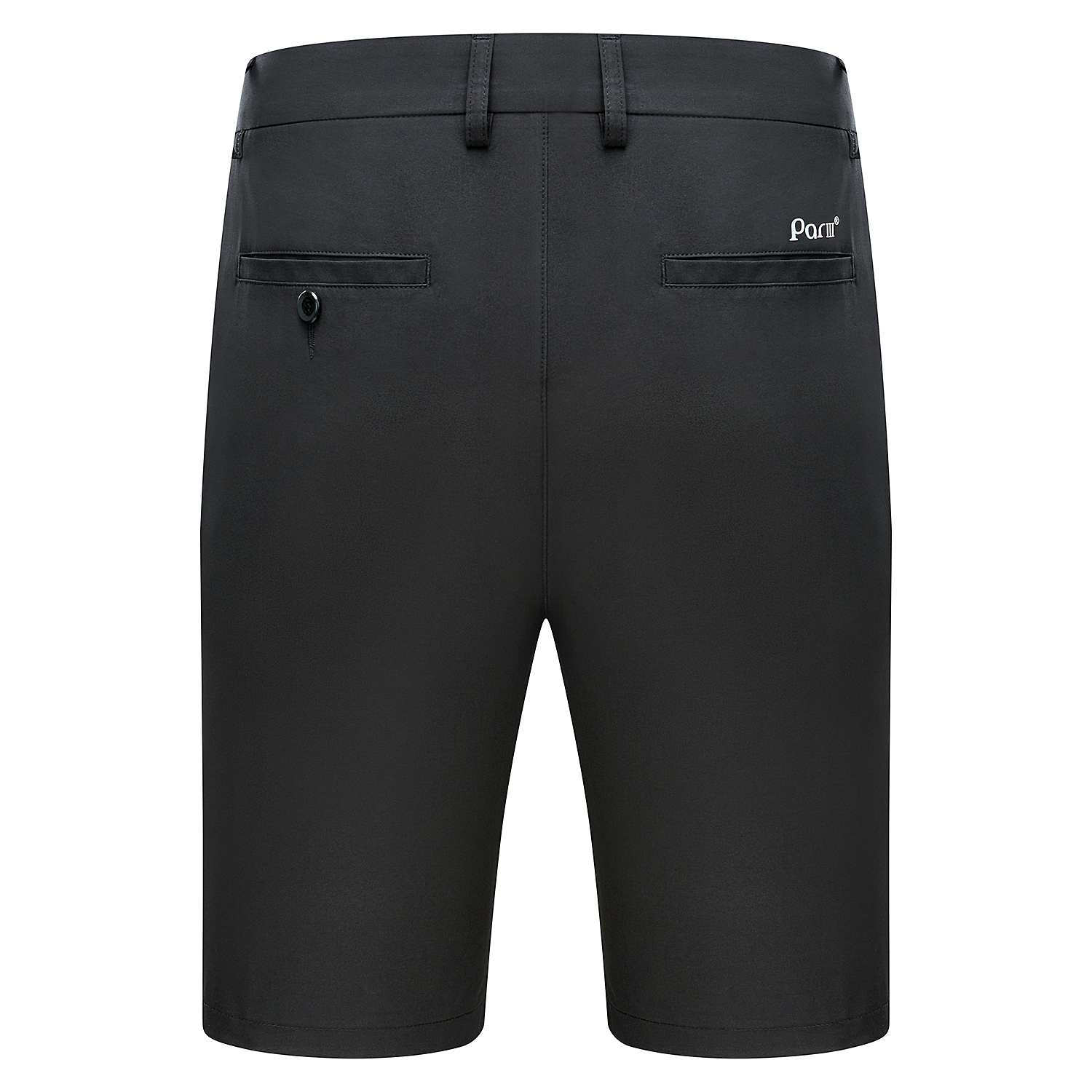 Plain Black Golf Short - Image 2