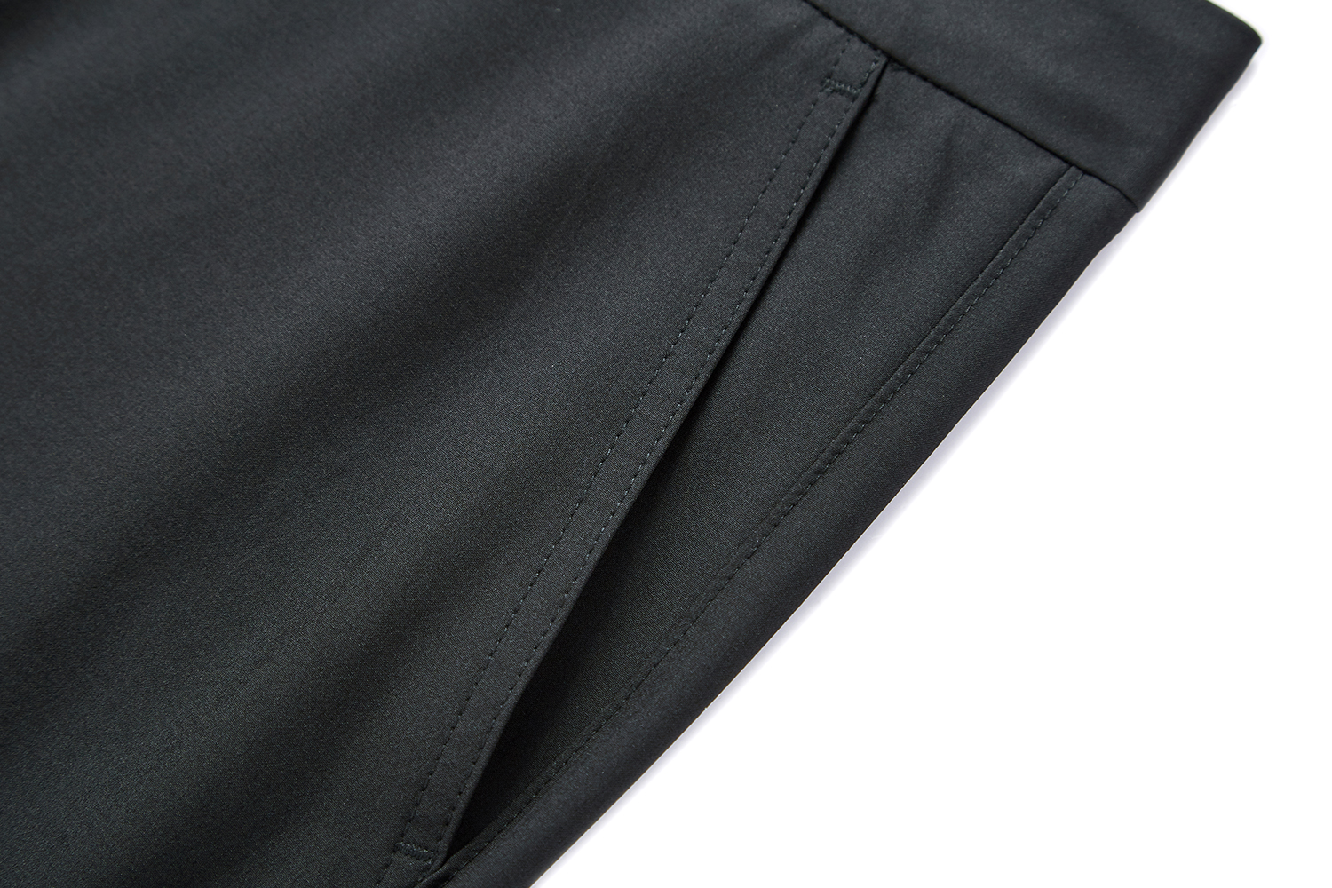 Plain Black Golf Short - Image 5