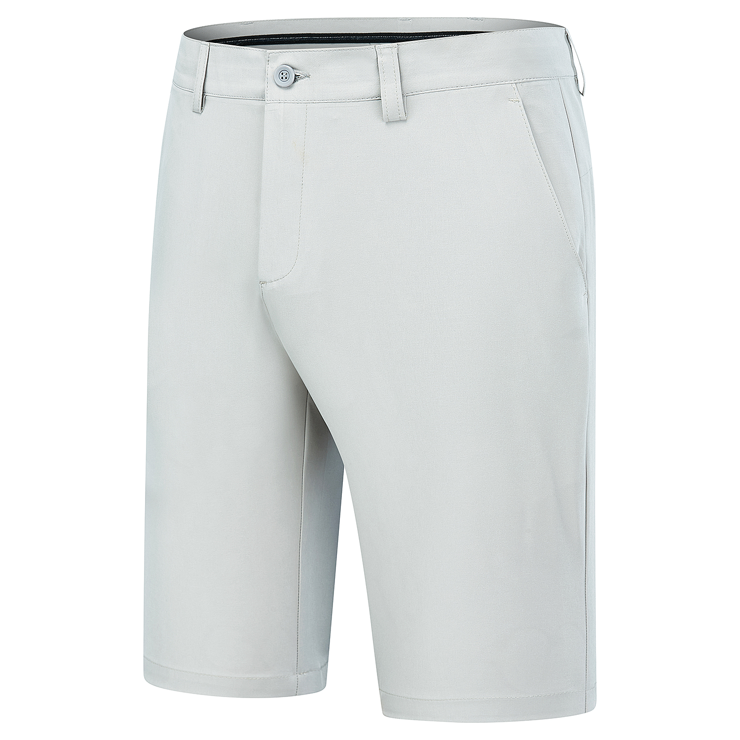 Pattern Breathable Light Grey Men Shorts